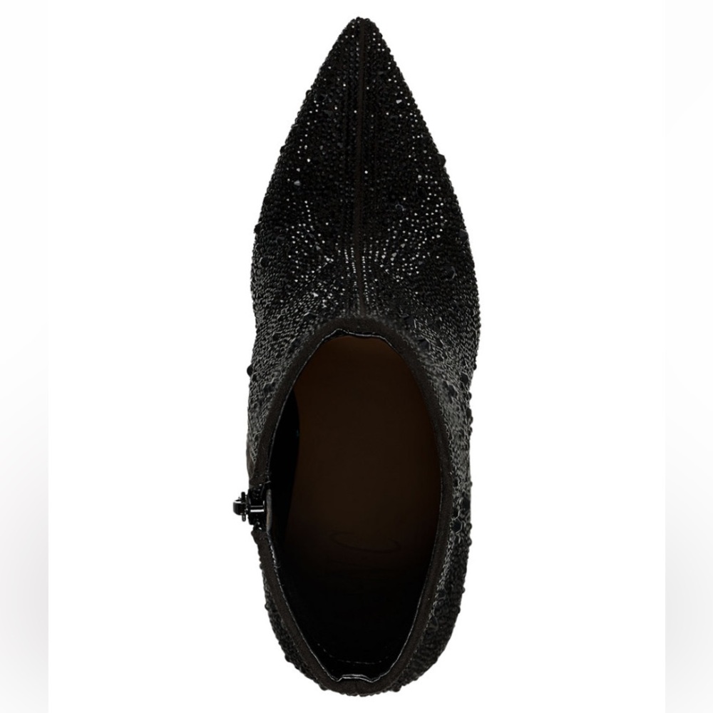Black Rhinestone Booties - Picture 4 of 5